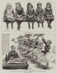 De Werkgelegenheid van Kinderen in Pantomimes